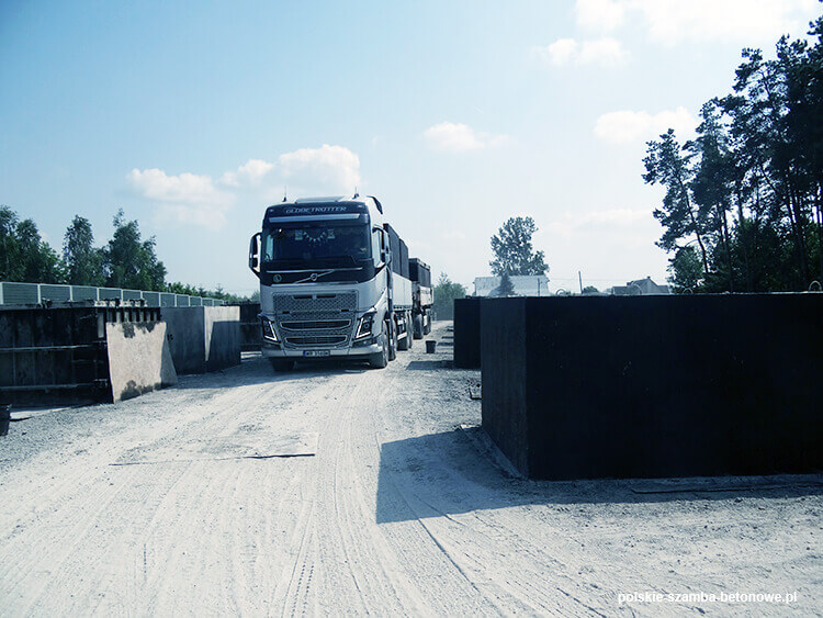 Transport szamb betonowych  w Lublinie
